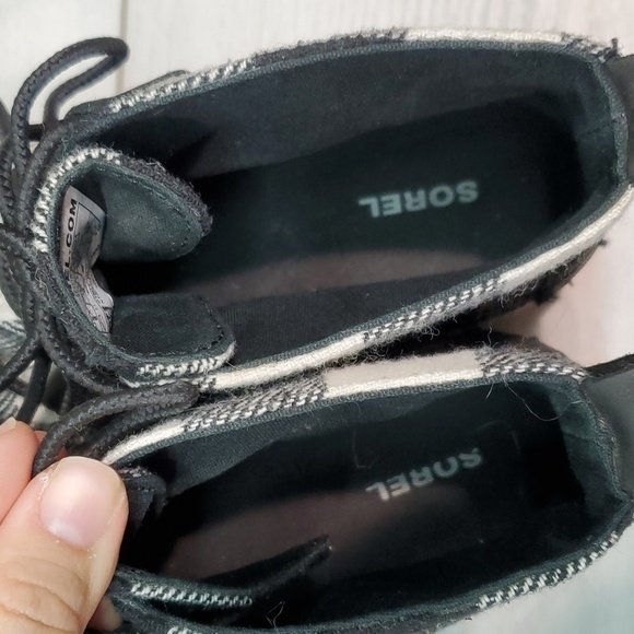 Sorel Women Madewell X Out N About Ankle Plaid Duck Saltwater Boots shoe - Picture 13 of 13